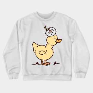 Little Dandelion Puff Duck Crewneck Sweatshirt